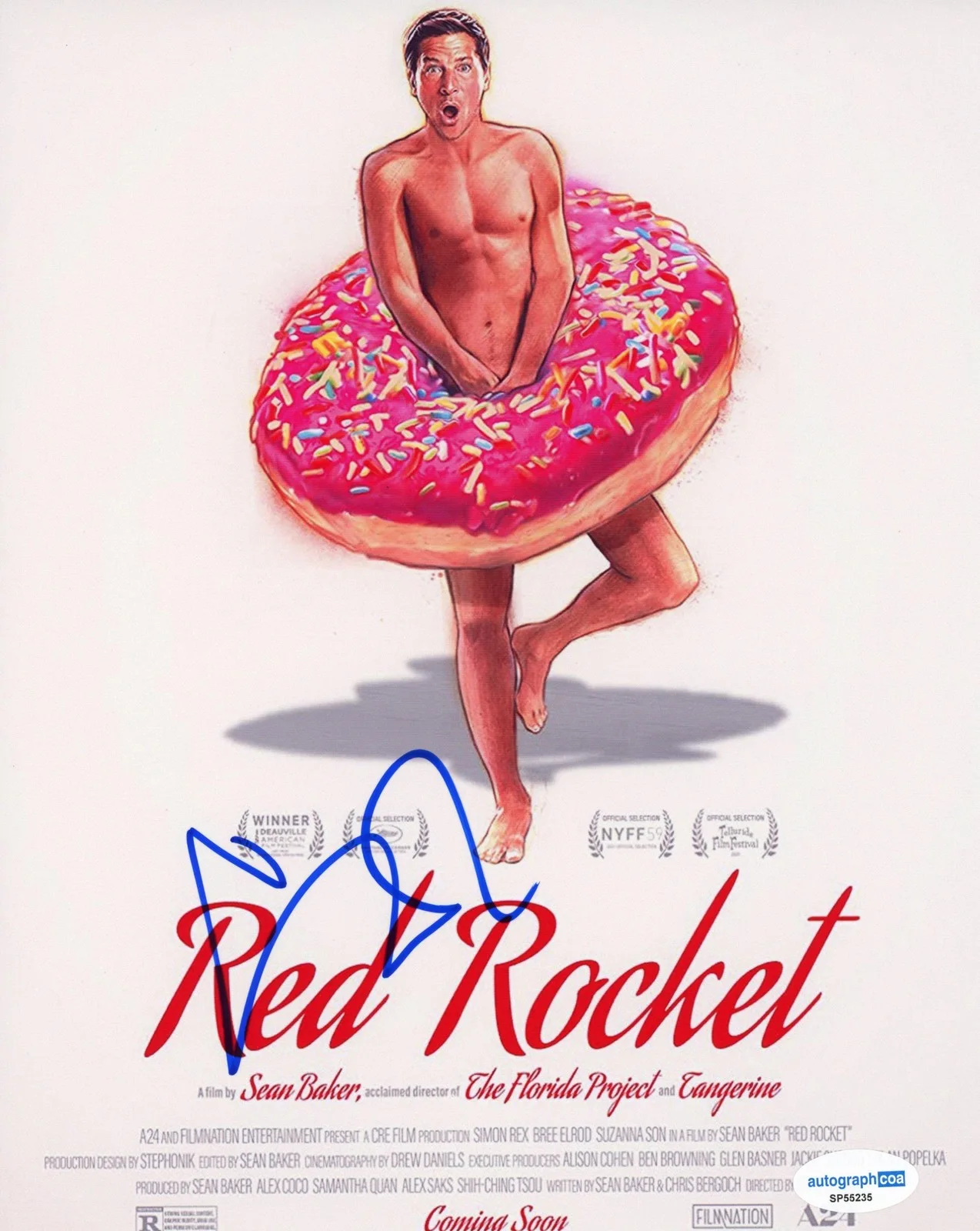 Simon Rex — Simon Rex "Red Rocket" AUTOGRAPH Signed Autographed 'Mikey' 8x10 Photo ACOA, image 2