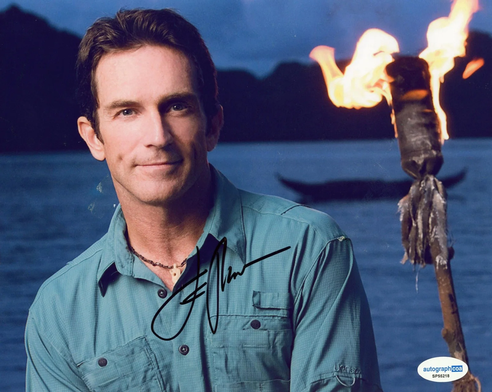 Jeff Probst — Jeff Probst "Survivor" Host AUTOGRAPH Signed Autographed 8x10 Photo I ACOA, image 2