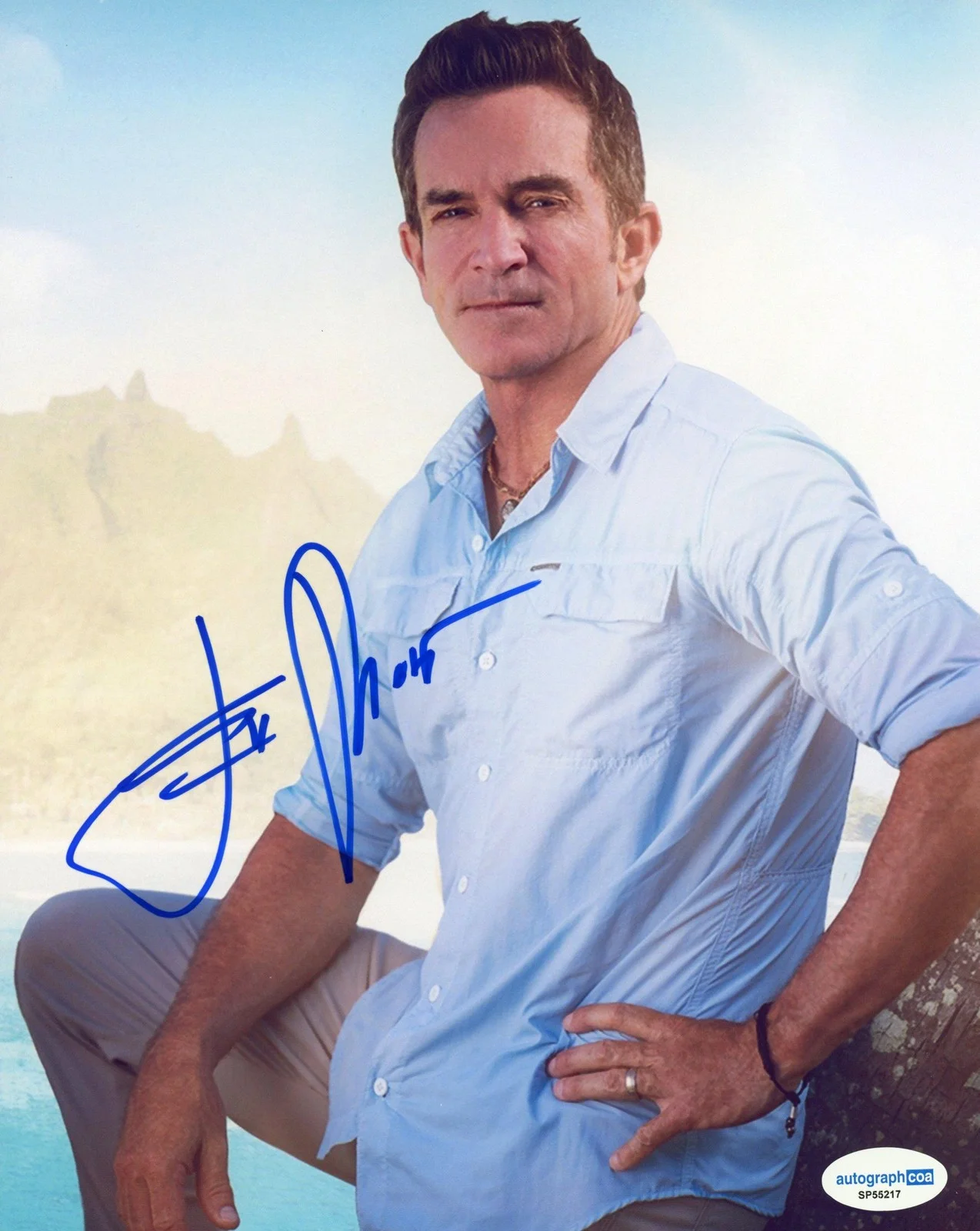 Jeff Probst — Jeff Probst "Survivor" Host AUTOGRAPH Signed Autographed 8x10 Photo H ACOA, image 2