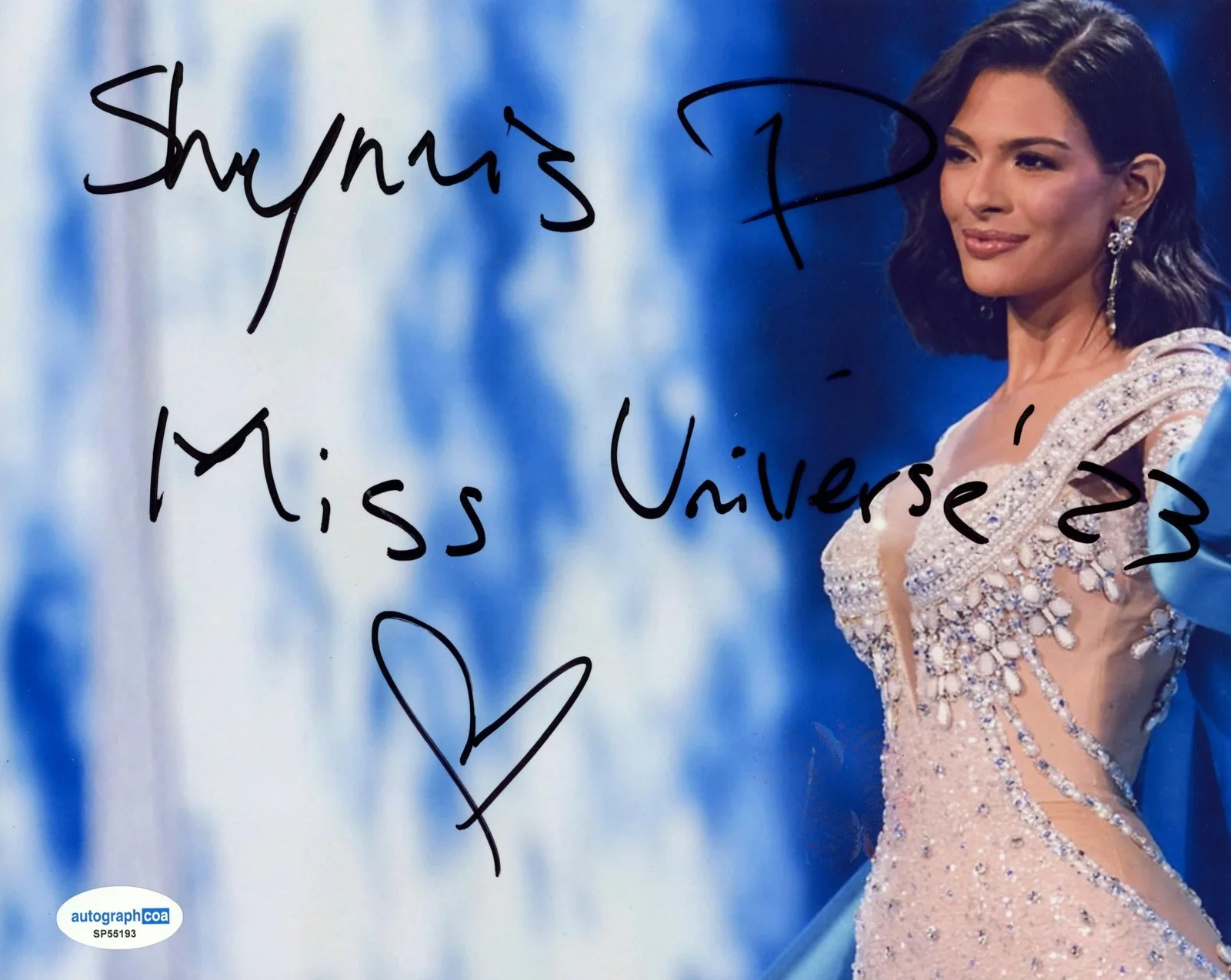 Sheynnis Palacios — Sheynnis Palacios "Miss Universe 2023" AUTOGRAPH Signed 8x10 Photo ACOA, изображение 2