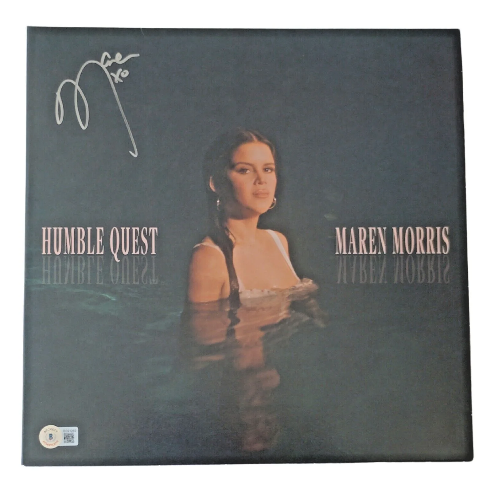 Maren Morris Signed Humble Quest Vinyl Record Album Beckett BAS COA Country Pop, image 3