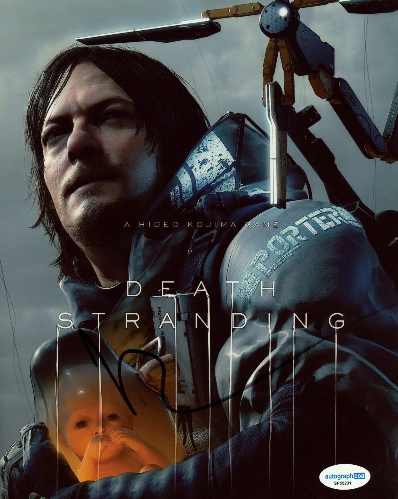 Norman Reedus — Norman Reedus "Death Stranding" AUTOGRAPH Signed 'Sam' 8x10 Photo ACOA, изображение 2
