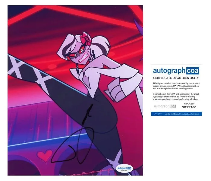 Daphne Rubin-Vega — Daphne Rubin-Vega "Hazbin Hotel" AUTOGRAPH Signed 'Carmilla' 8x10 Photo C ACOA