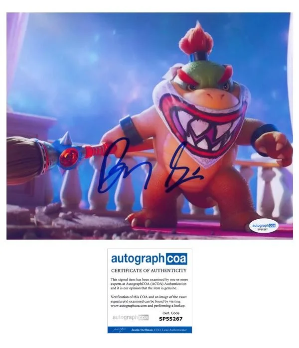 Benny Safdie — Benny Safdie "The Super Mario Galaxy Movie" SIGNED 'Bowser Jr' 8x10 Photo D ACOA