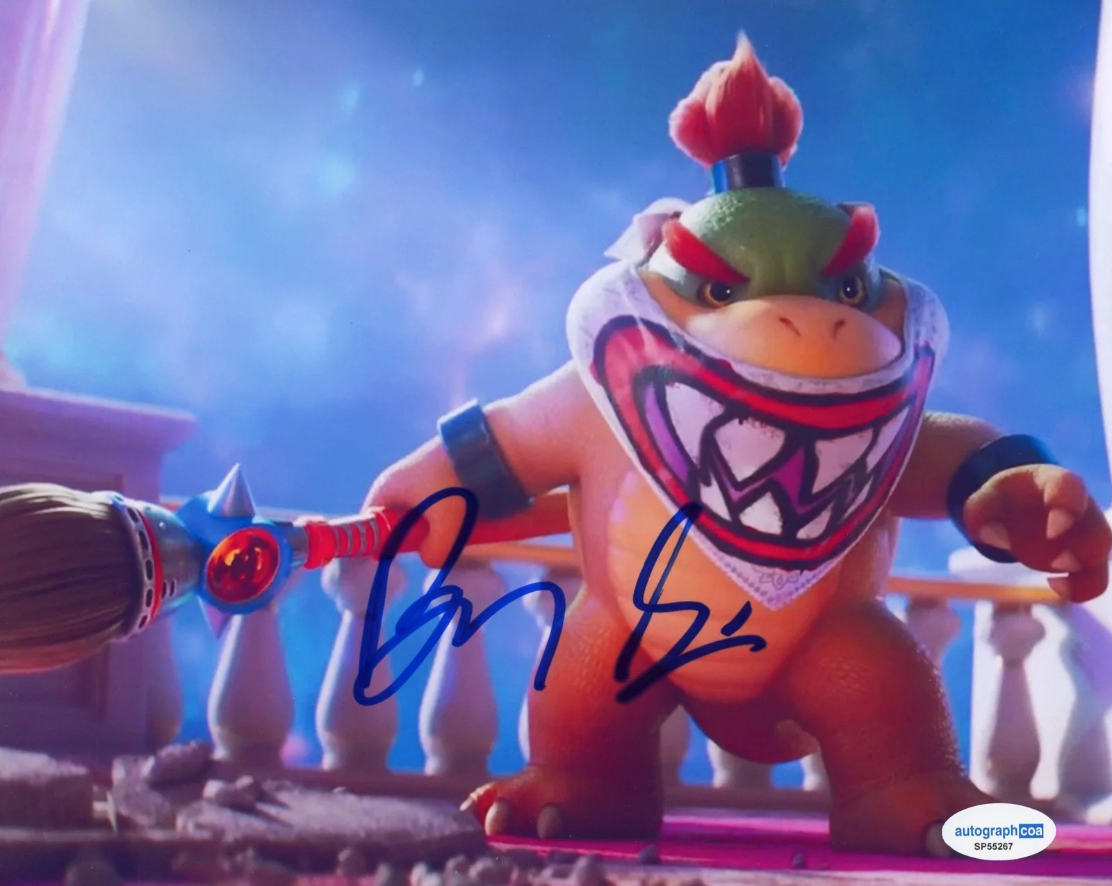 Benny Safdie — Benny Safdie "The Super Mario Galaxy Movie" SIGNED 'Bowser Jr' 8x10 Photo D ACOA, изображение 2