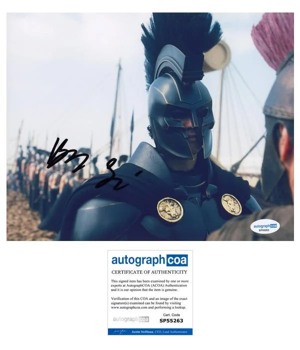 Benny Safdie — Benny Safdie "The Odyssey" AUTOGRAPH Signed 'Agamemnon' 8x10 Photo B ACOA