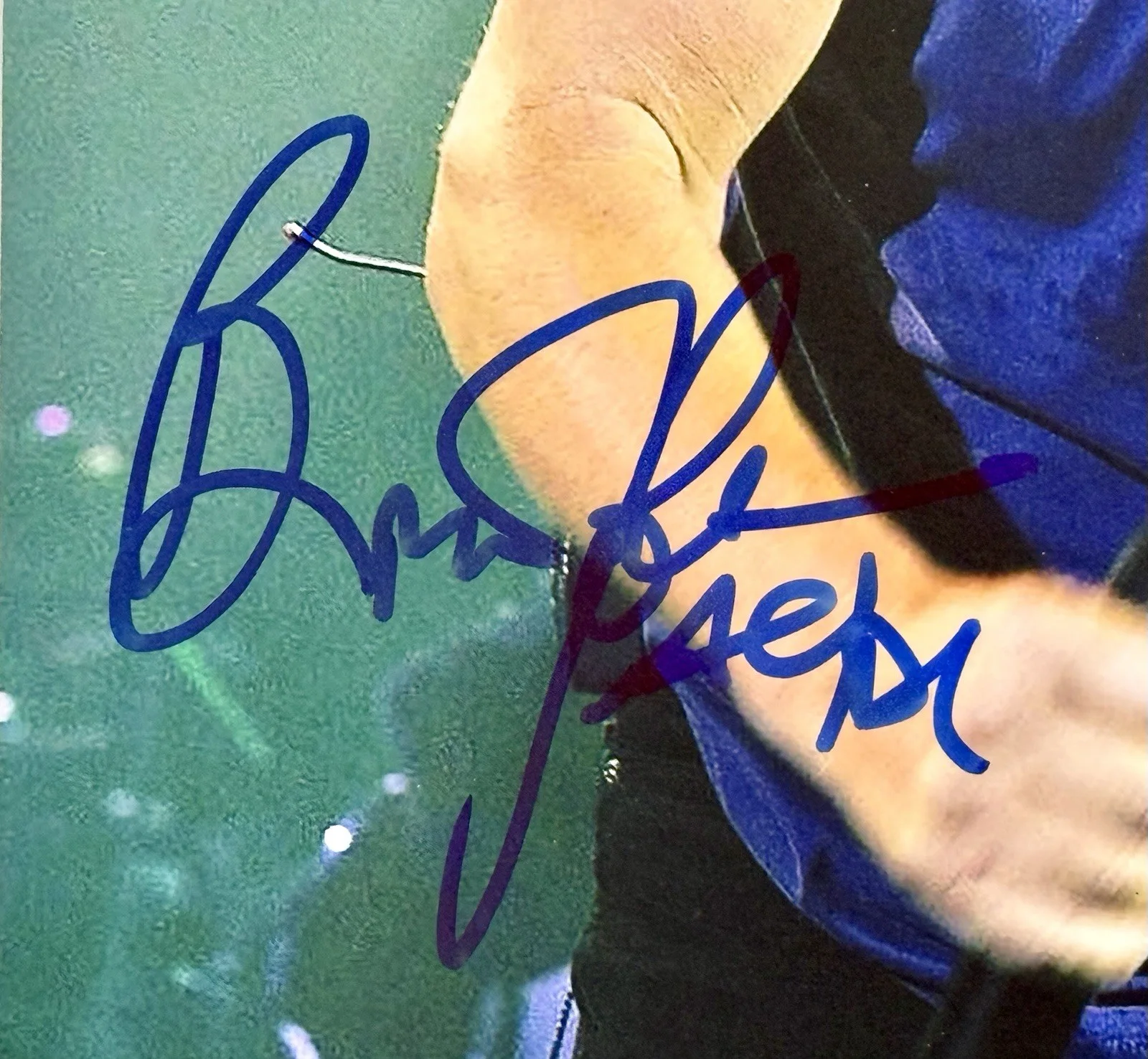 Brian Johnson AC/DC signed Photo in concert 8x10 psa dna coa, изображение 2