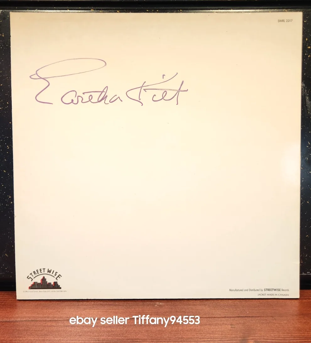 Eartha Kitt Where is My Man AUTOGRAPHED 12" Single 1983 FIRST PRESSING, image 3