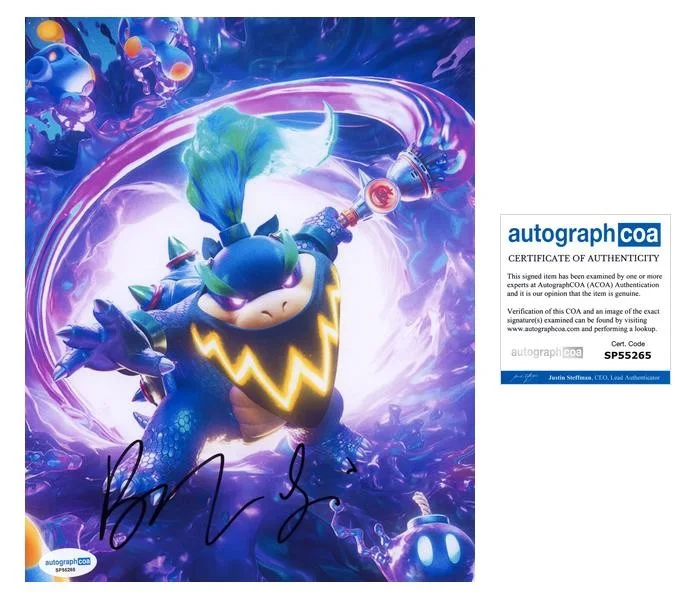 Benny Safdie — Benny Safdie "The Super Mario Galaxy Movie" SIGNED 'Bowser Jr' 8x10 Photo B ACOA
