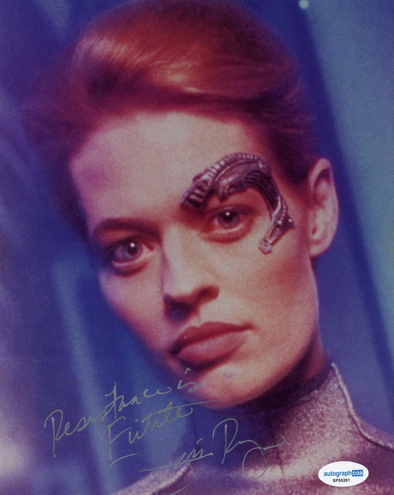 Jeri Ryan — Jeri Ryan "Star Trek: Voyager" AUTOGRAPH Signed 'Seven of Nine' 8x10 Photo ACOA, изображение 2
