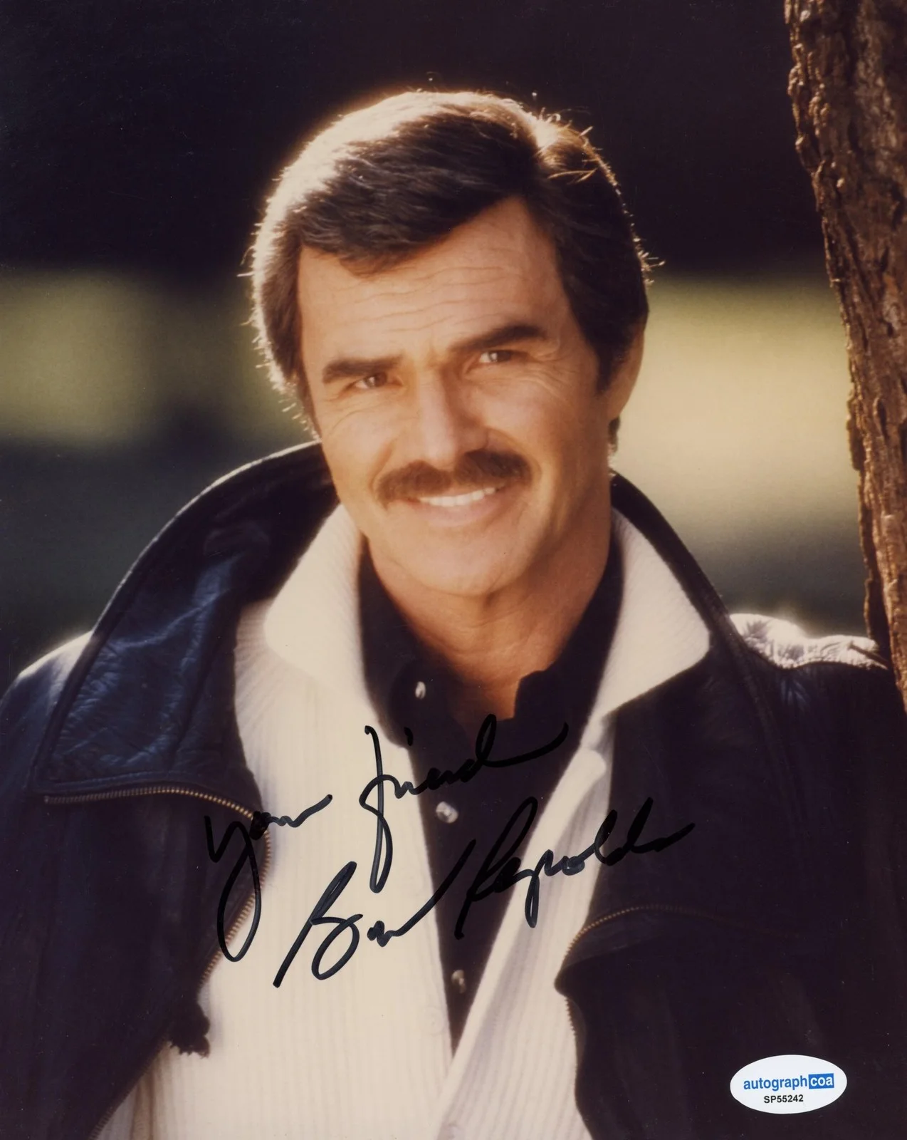 Burt Reynolds — Burt Reynolds "Smokey and the Bandit" AUTOGRAPH Signed 8x10 Photo B ACOA, изображение 2