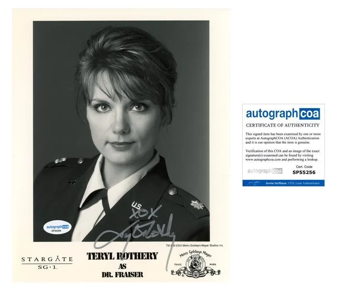 Teryl Rothery — Teryl Rothery "Stargate SG-1" AUTOGRAPH Signed 'Dr. Fraiser' 8x10 Photo ACOA