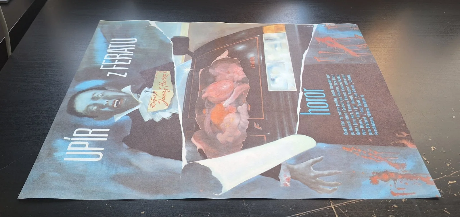 UPIR Z FERATU, FERAT VAMPIRE, ORIGINAL A3 CZECH MOVIE POSTER, THEODOR PISTEK, изображение 2