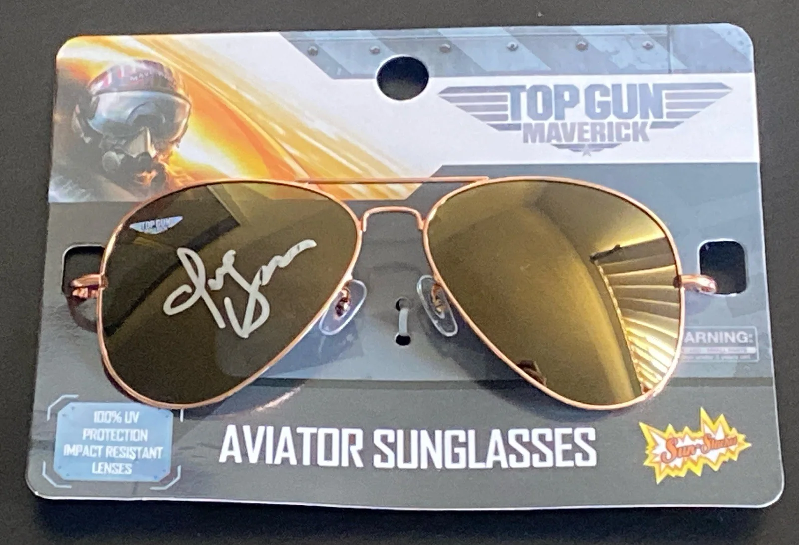 Jon Hamm — Jon Hamm ‘Top Gun: Maverick’ Autographed Aviator Sunglasses ‘Cyclone’
