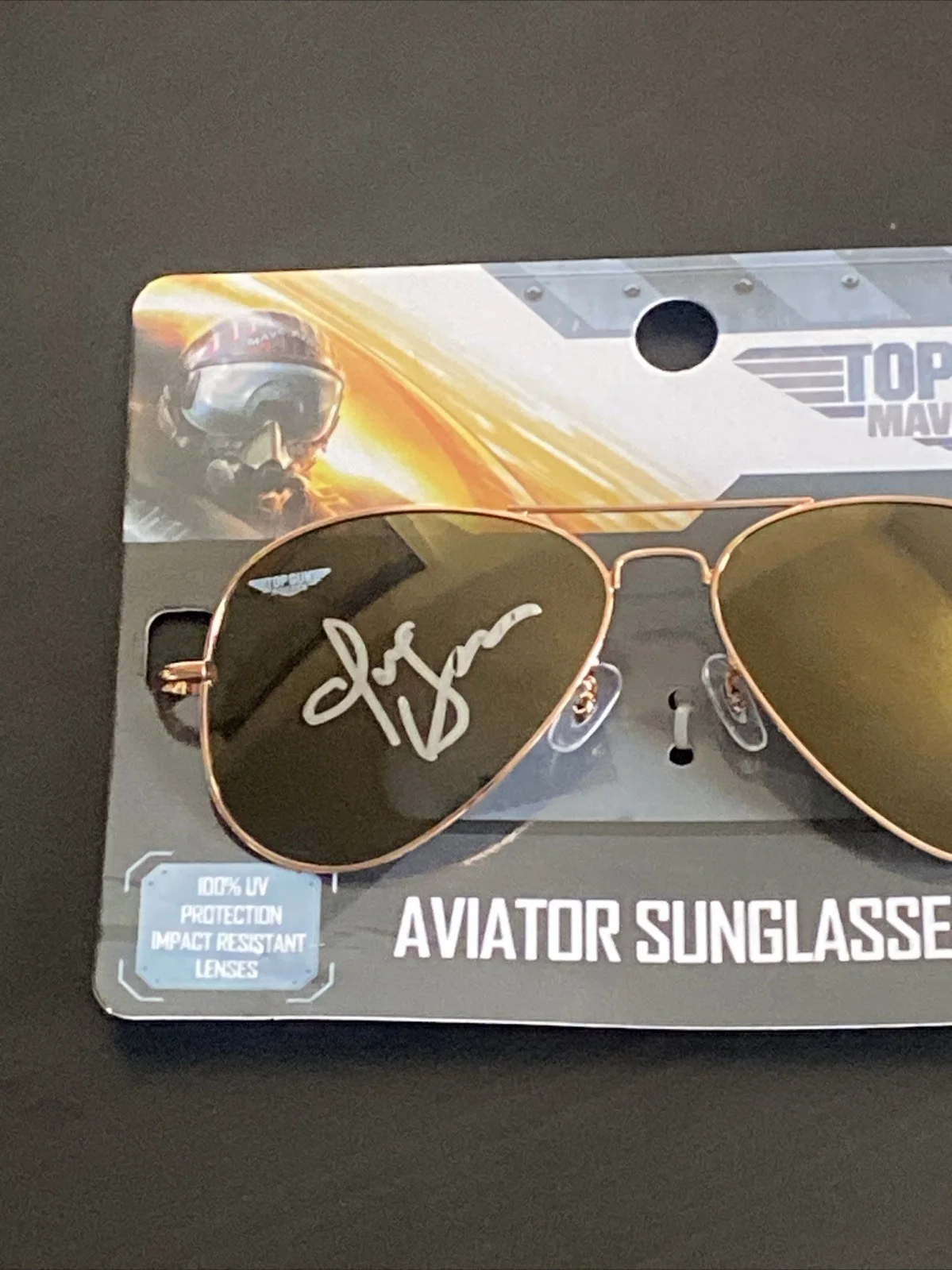 Jon Hamm — Jon Hamm ‘Top Gun: Maverick’ Autographed Aviator Sunglasses ‘Cyclone’, image 2