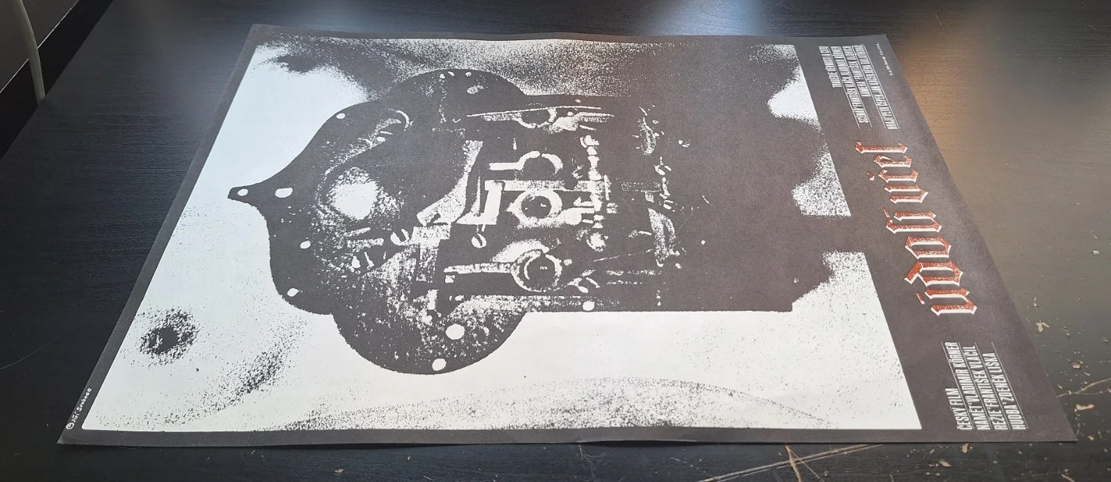 UDOLI VCEL, THE VALLEY OF THE BEES, ORIGINAL A3 CZECH MOVIE POSTER, JIRI SVOBODA, изображение 2