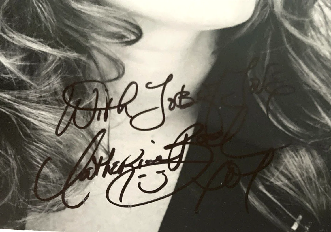 Catherine Bach — Catherine Bach 8 x 10" B & W autographed photo, image 2