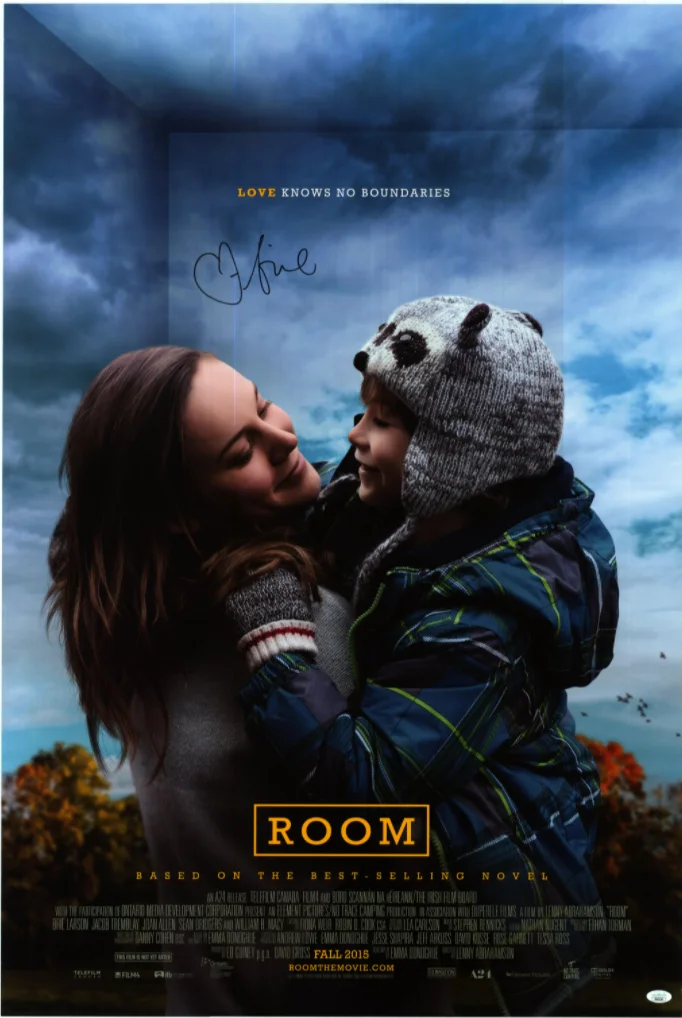 Brie Larson — Brie Larson Autographed Signed Room 27x40 Movie Poster JSA COA 18438