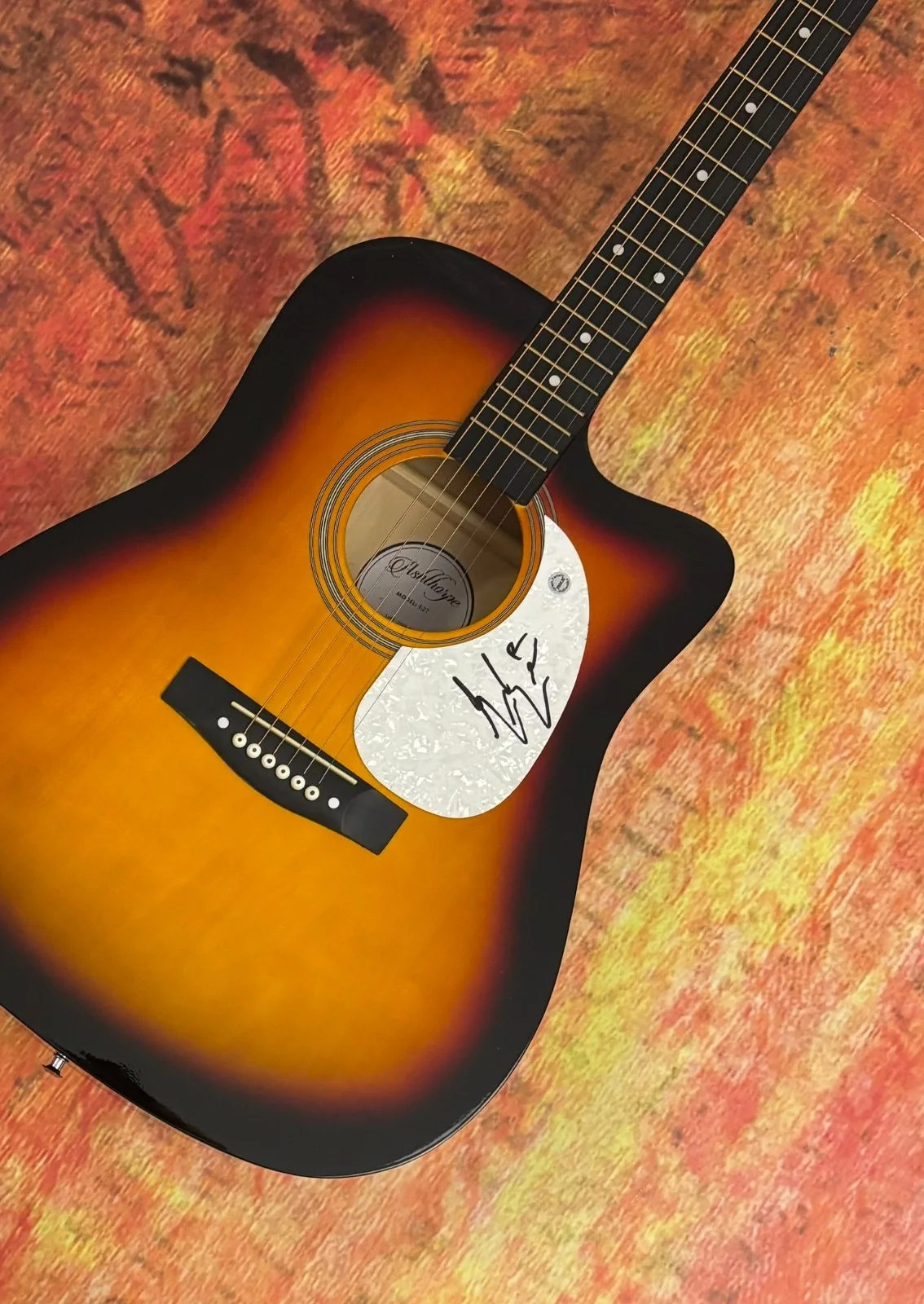 GFA Religiously Country Star * BAILEY ZIMMERMAN * Signed 41" Acoustic Guitar COA, изображение 3