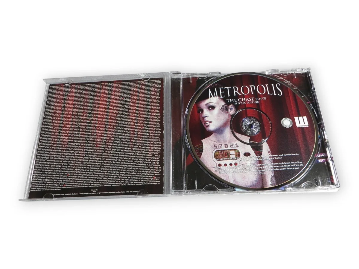 Janelle Monae Autographed CD Booklet Metropolis: The Chase Suite JSA CM68450, image 2
