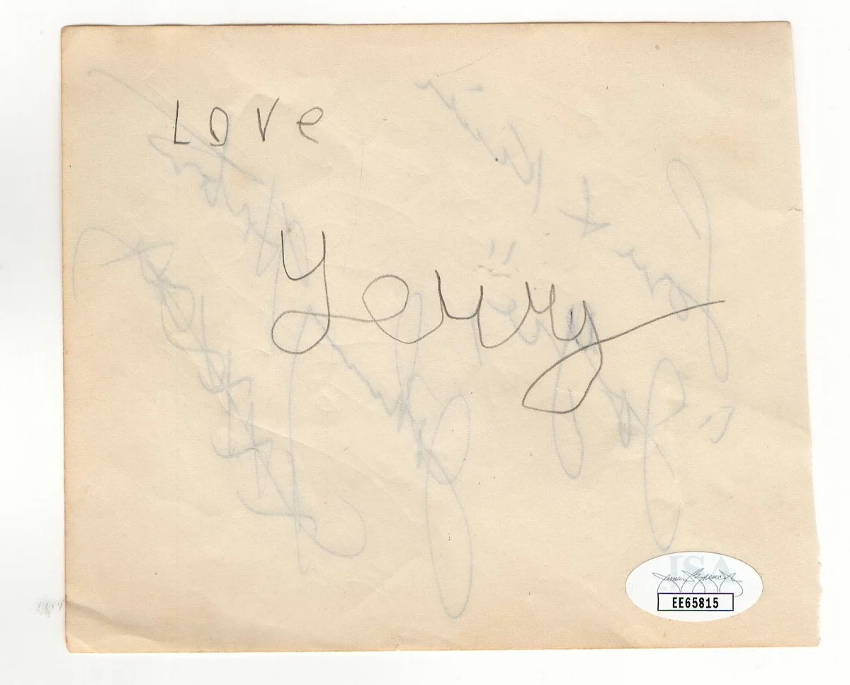 Johnny Horton Signed Autograph Cut Signature Battle of New Orleans JSA CK94716, изображение 2