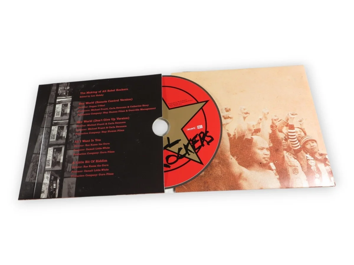 Michael Franti Signed Autographed CD Cover All Rebel Rockers JSA CM68451, image 2