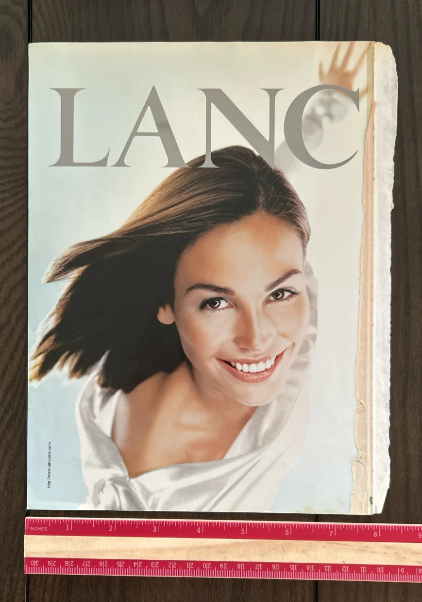 CINDY CRAWFORD — 04/1998 CINDY CRAWFORD AUTOGRAPHED HAND SIGNED MAGAZINE COVER JSA/COA, изображение 4
