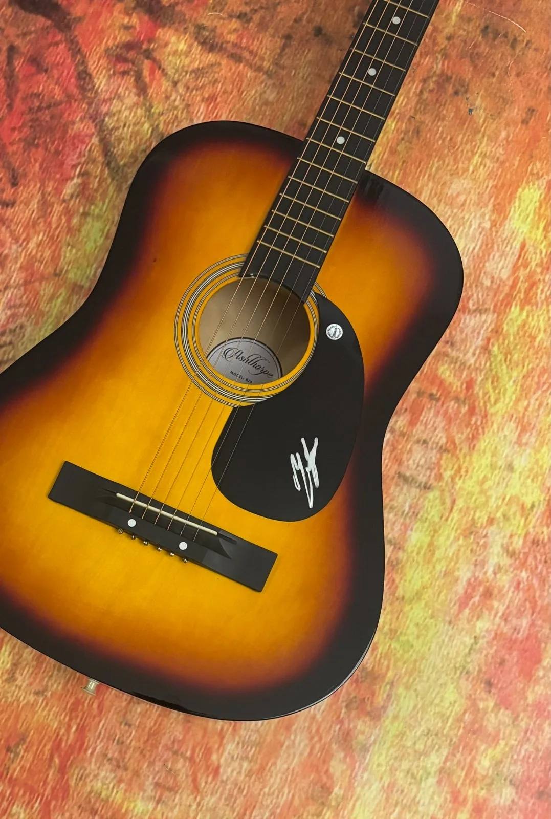 GFA Religiously Country Star * BAILEY ZIMMERMAN * Signed Acoustic Guitar COA, image 3