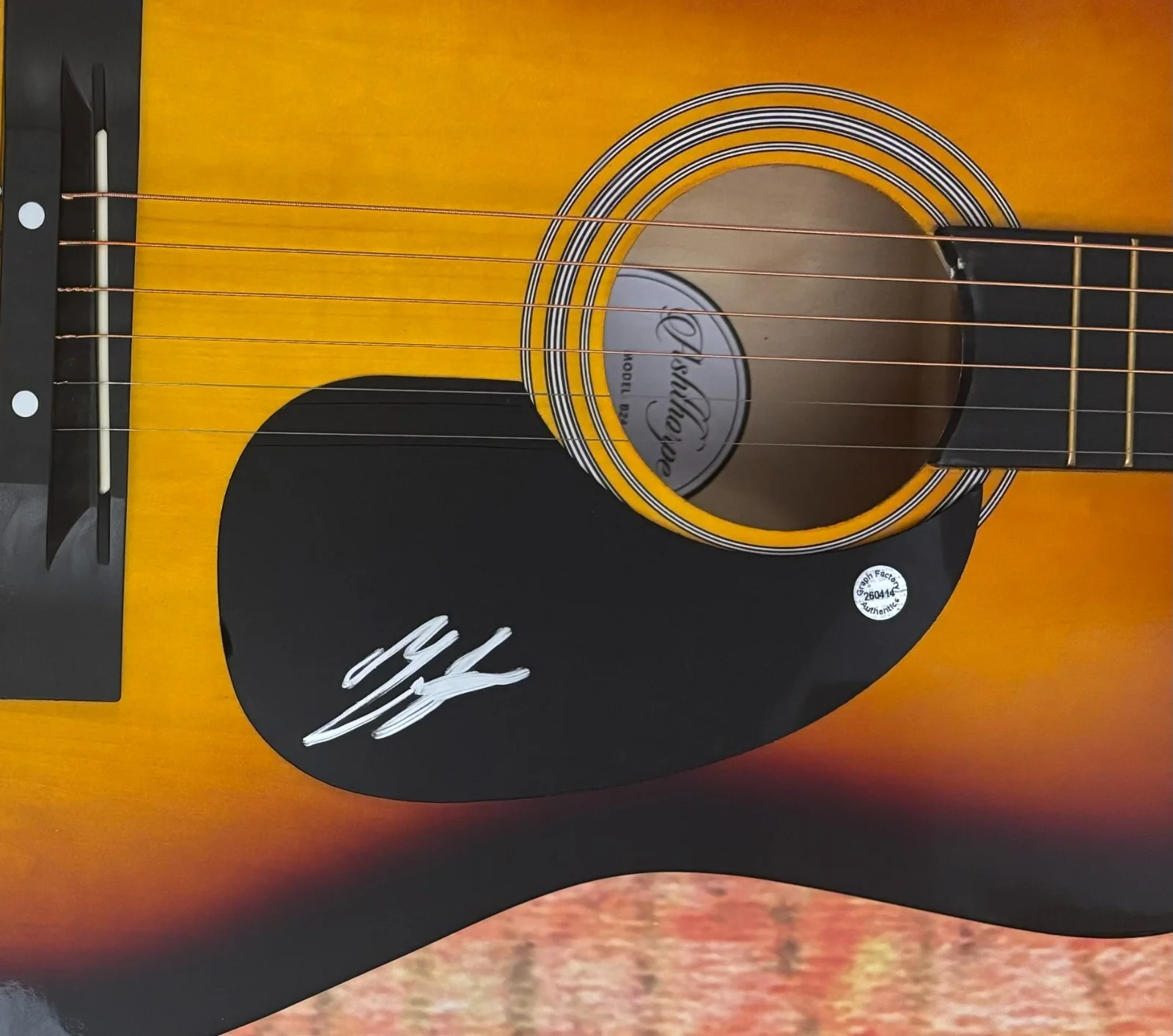 GFA Religiously Country Star * BAILEY ZIMMERMAN * Signed Acoustic Guitar COA, image 5