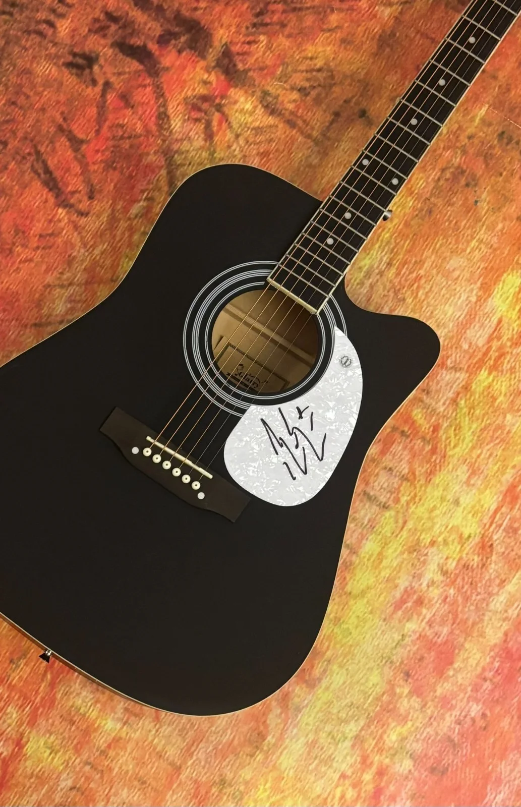 GFA Religiously Country Star * BAILEY ZIMMERMAN * Signed 41" Acoustic Guitar COA, image 3