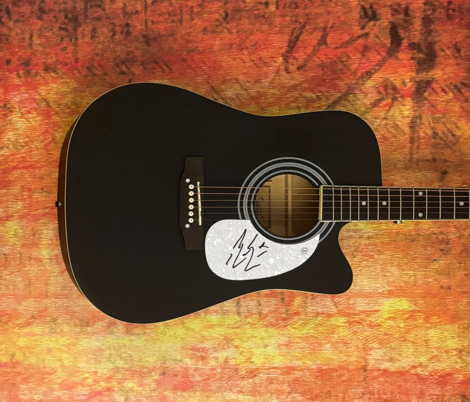 GFA Religiously Country Star * BAILEY ZIMMERMAN * Signed 41" Acoustic Guitar COA, image 4