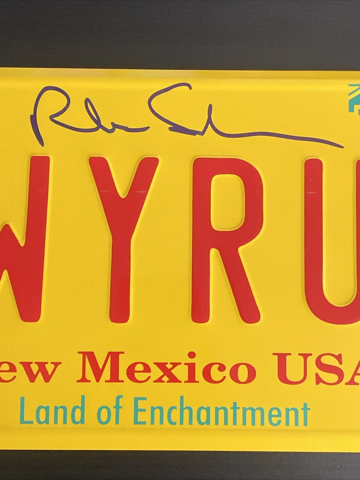 Rhea Seehorn — Rhea Seehorn ‘Better Call Saul’ Autographed License Plate Kim, image 2