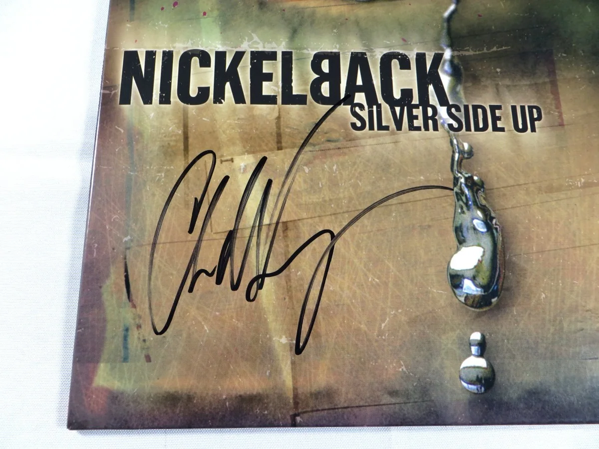 Chad Kroeger Signed Autographed Record Album Cover Nickelback BAS BU81835, изображение 2