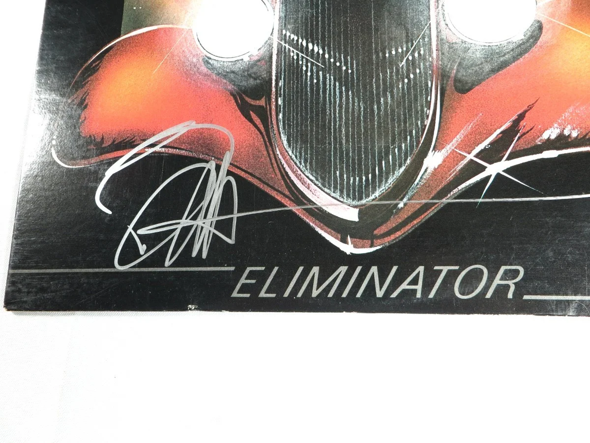 Billy Gibbons Signed Autograph Record Album Cover ZZ Top Eliminator JSA CK94407, image 2