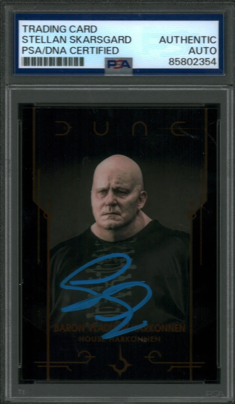 stellan skarsgard — Stellan Skarsgard Signed Dune Trading Card Barron Harkonen PSA/DNA Dune Messiah