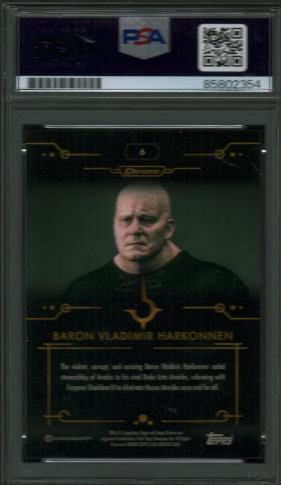 stellan skarsgard — Stellan Skarsgard Signed Dune Trading Card Barron Harkonen PSA/DNA Dune Messiah, image 2