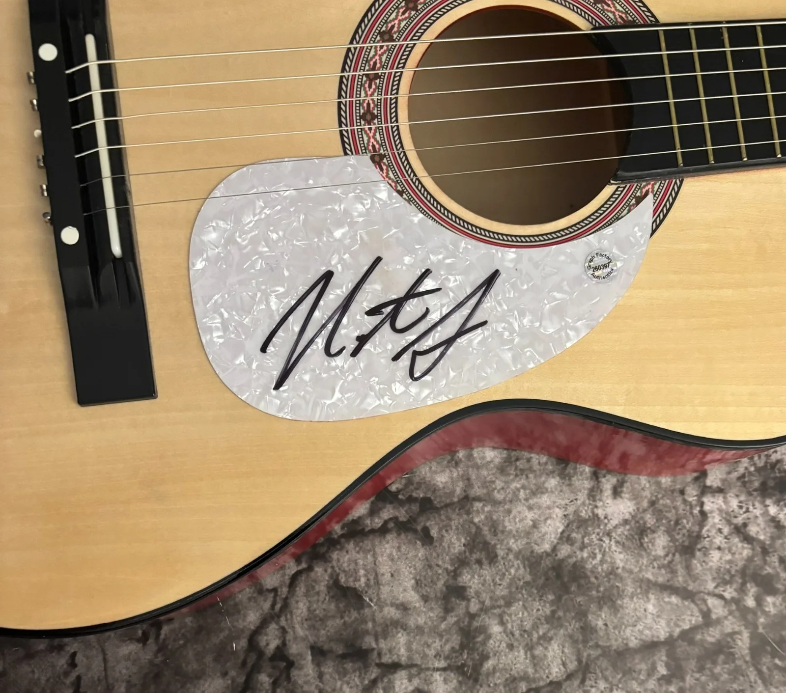 GFA Wildflower & Whiskey on You * NATE SMITH * Signed Acoustic Guitar COA, image 5