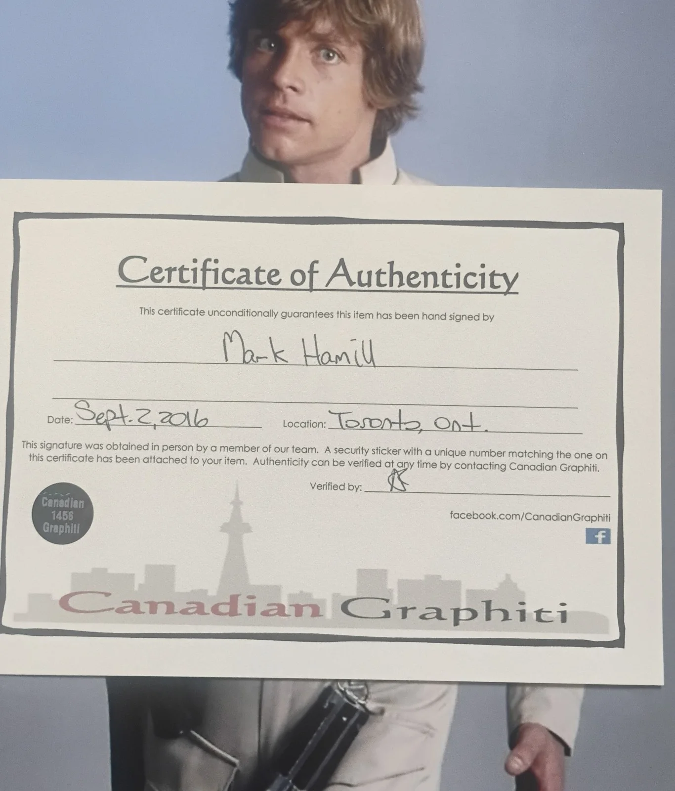 Mark Hamill Hand Signed Autograph 8x10 Photo COA Star Wars Luke Skywalker, изображение 4