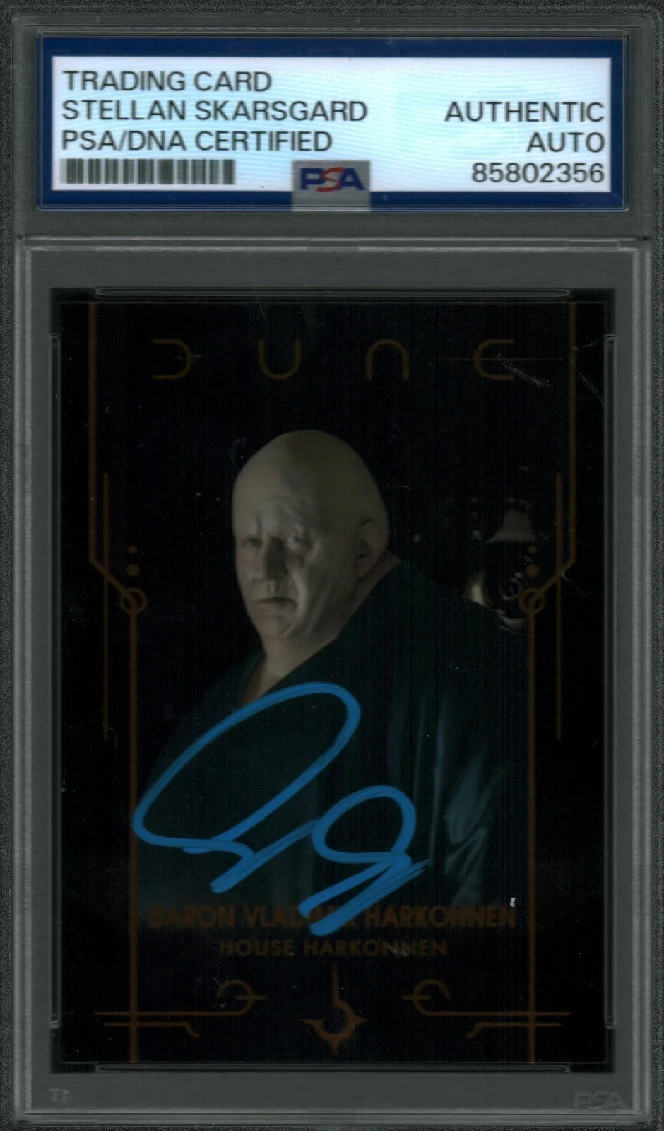 stellan skarsgard — Stellan Skarsgard Signed Dune Trading Card Barron Harkonen PSA/DNA Dune Messiah