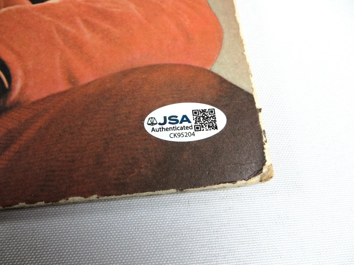 Rod Stewart Signed Autographed Album Cover Gasoline Alley "To Rob" JSA CK95204, изображение 2