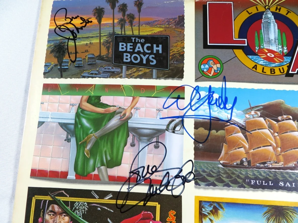 The Beach Boys Signed Autographed Album Cover Jardine Love Johnston JSA CK95288, изображение 2