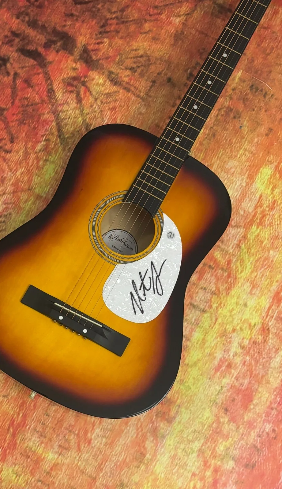 GFA Wildflower & Whiskey on You * NATE SMITH * Signed Acoustic Guitar COA, image 3
