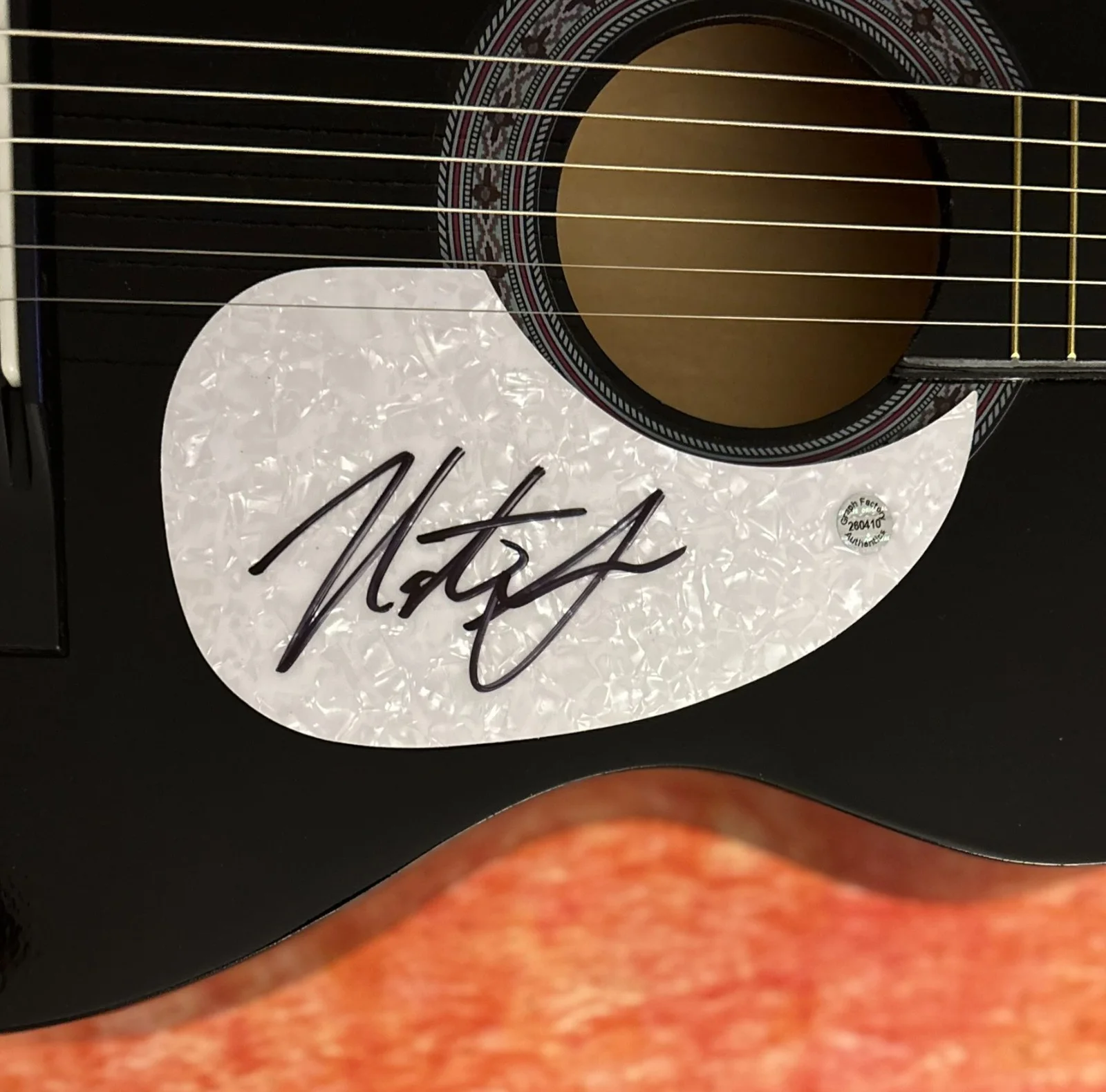 GFA Wildflower & Whiskey on You * NATE SMITH * Signed Acoustic Guitar COA, изображение 5