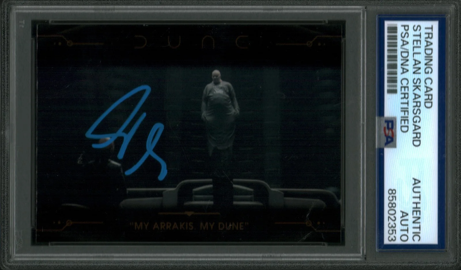 stellan skarsgard — Stellan Skarsgard Signed Dune Trading Card Barron Harkonen PSA/DNA My Arrakis 48