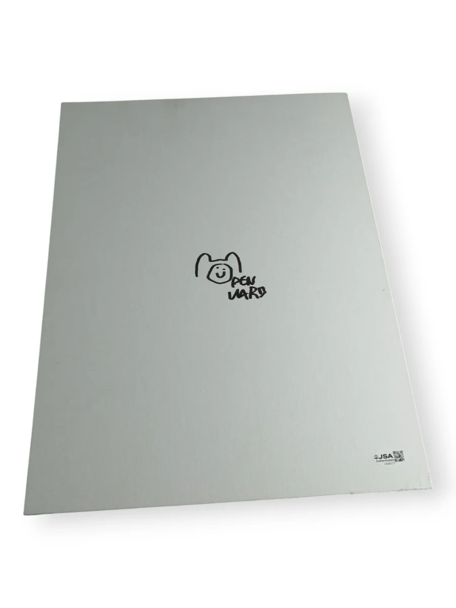 Pen Ward — Pen Ward Signed Autographed 11X14 Canvas Sketch Adventure Time JSA CK94377