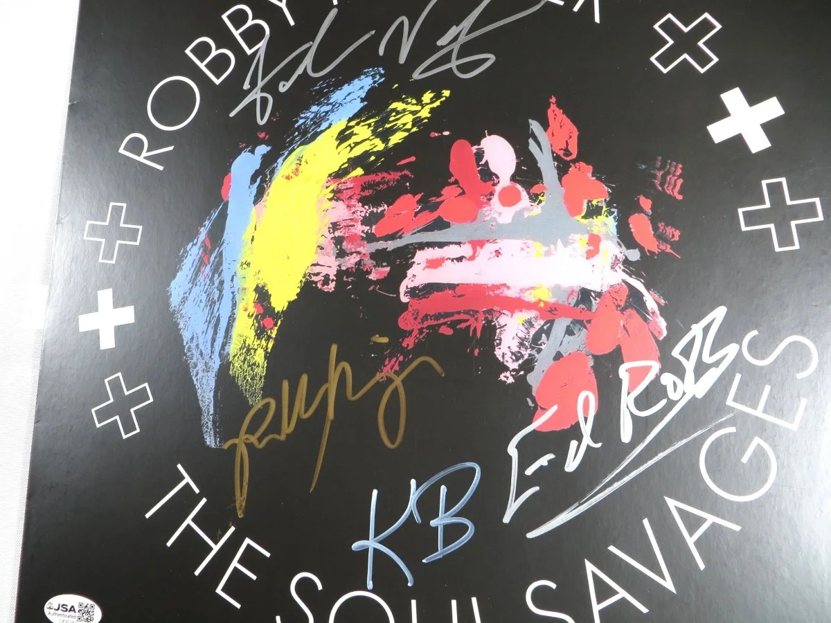 Robby Krieger Signed Autograph Record Album Cover The Soul Savages JSA CK95287, изображение 2