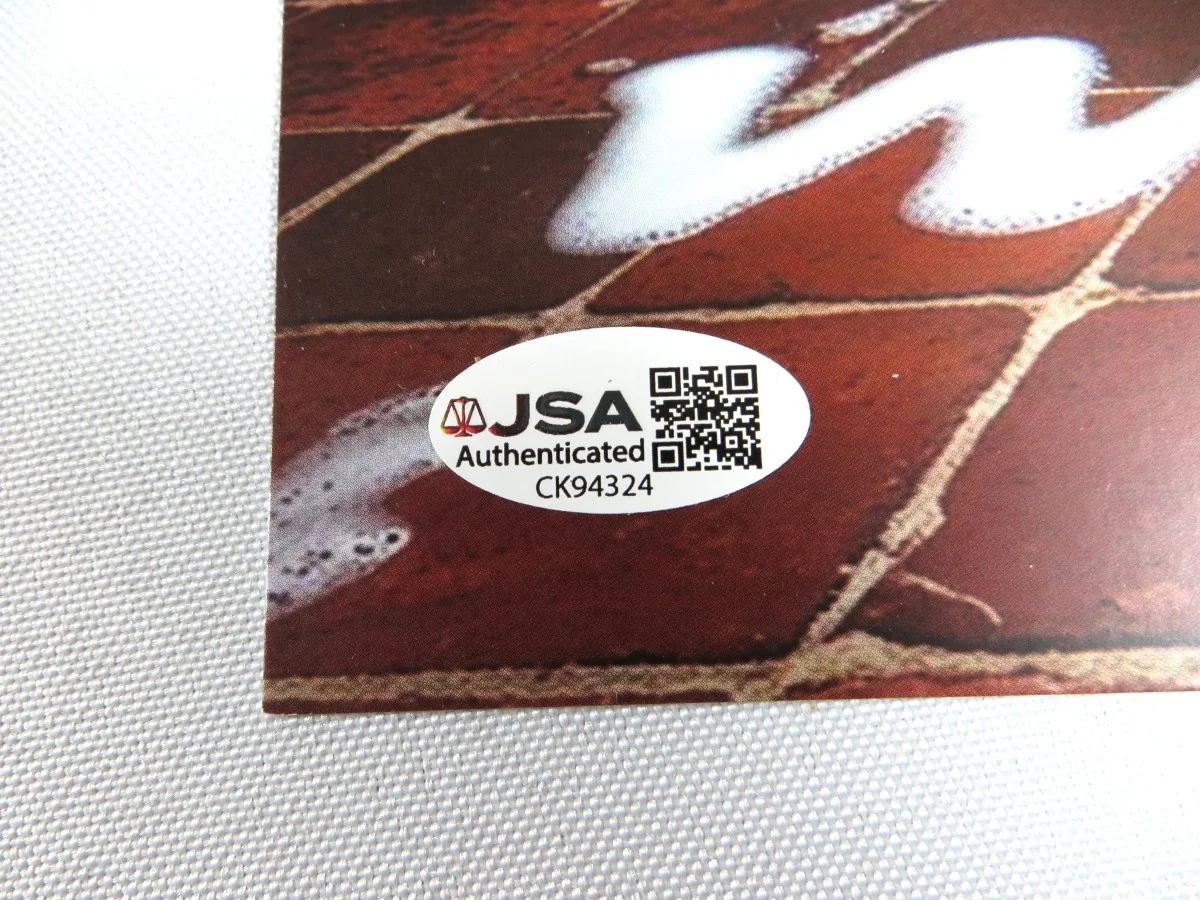 Cheap Trick Signed Autographed Record Insert Zander Nielsen Damaged JSA CK94324, image 4