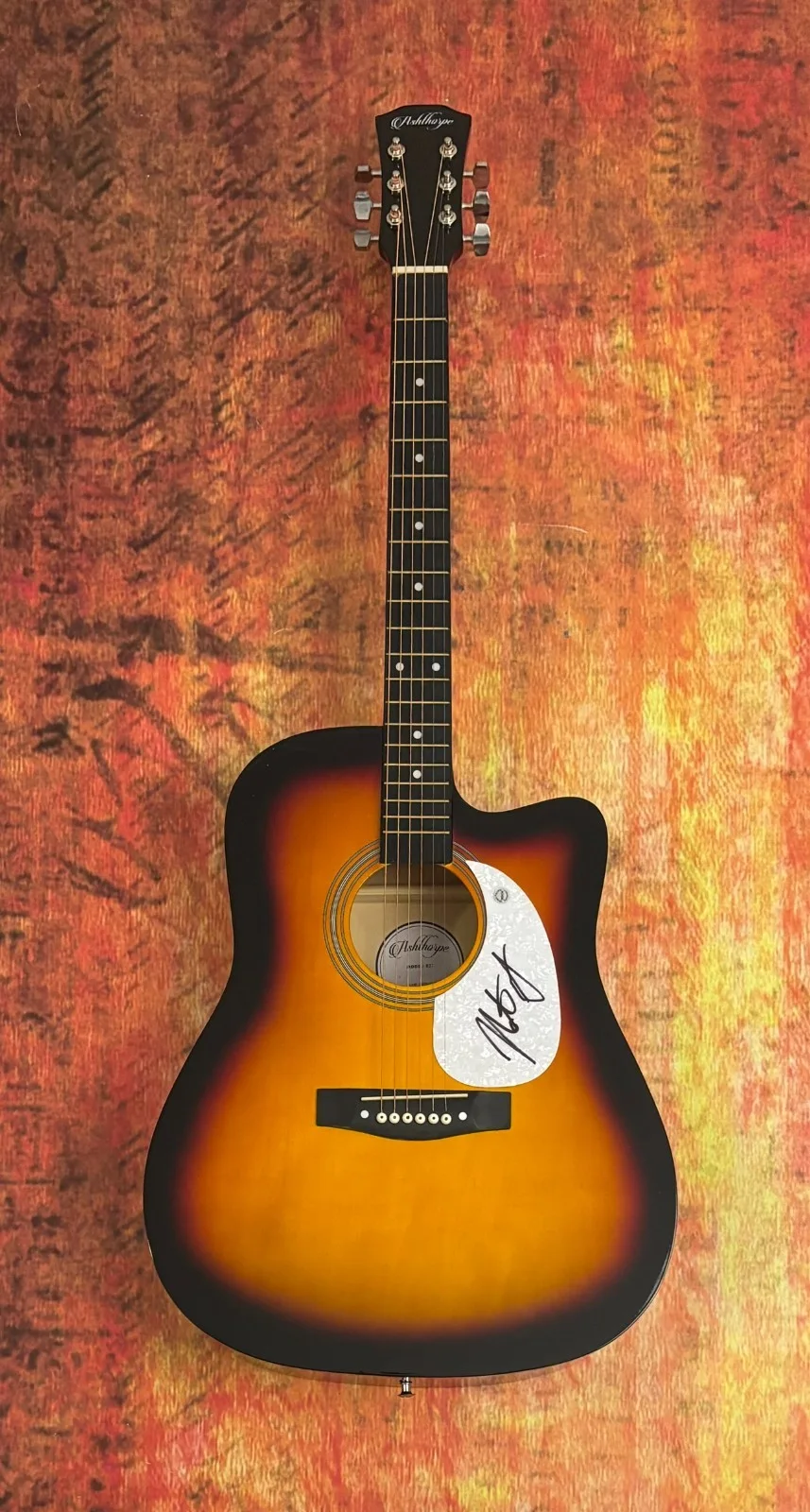 GFA Wildflower & Whiskey on You * NATE SMITH * Signed 41" Acoustic Guitar COA, image 2