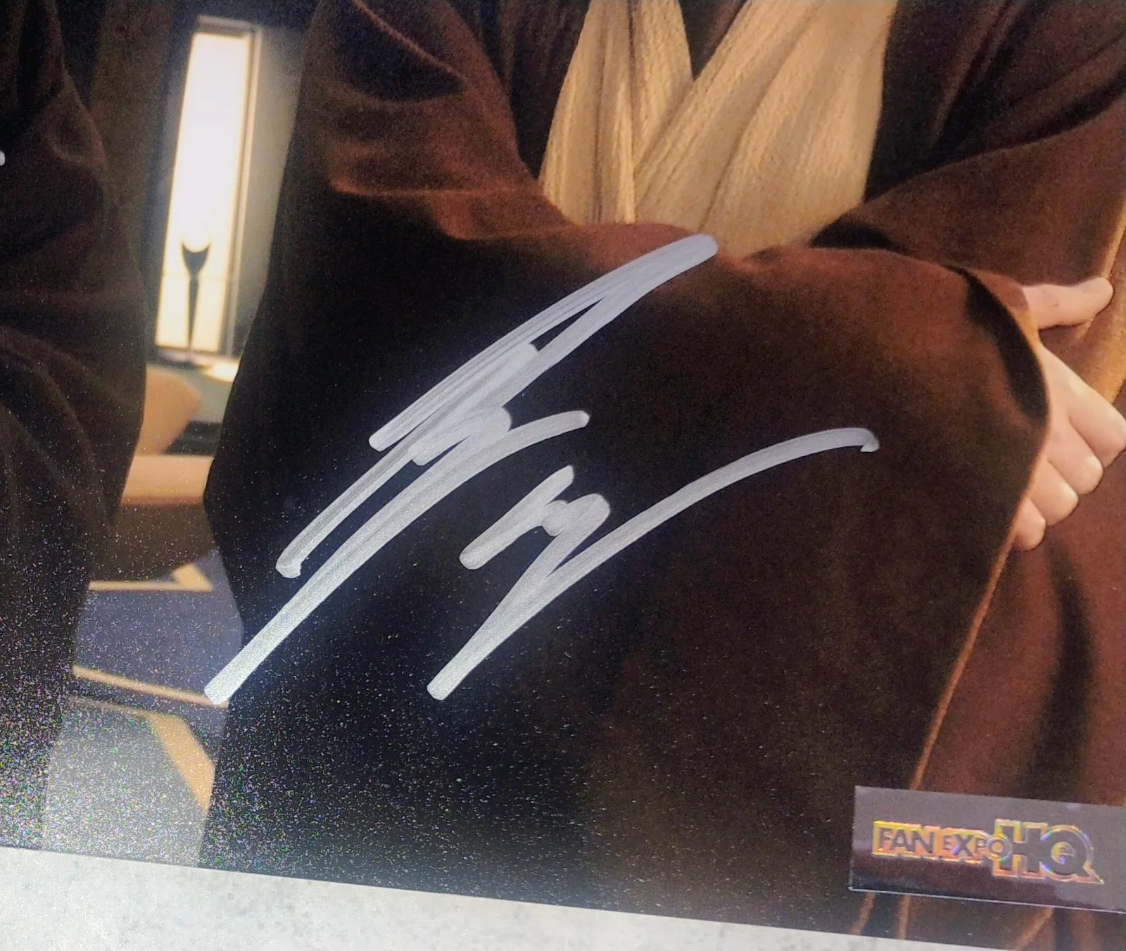 Hayden Christensen & Ewan McGregor Hand Signed 8x10 Photo COA Star Wars, image 3