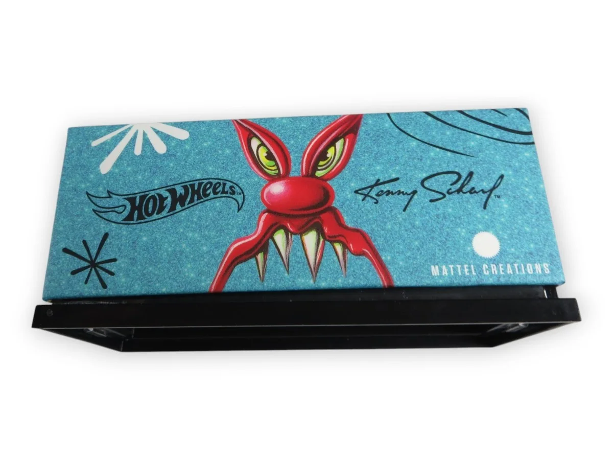 Kenny Scharf — Kenny Scharf Signed Autographed Hot Wheels Die-Cast Custom T-Bird JSA CM68542, изображение 4